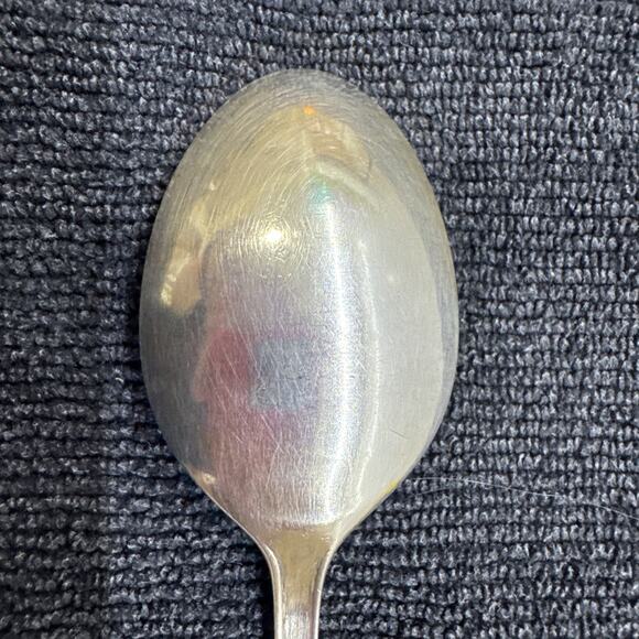 1 Tea Spoon Teaspoon Stainless DJ Korea DJ5 Glossy Round Tip Outline - Picture 6 of 7